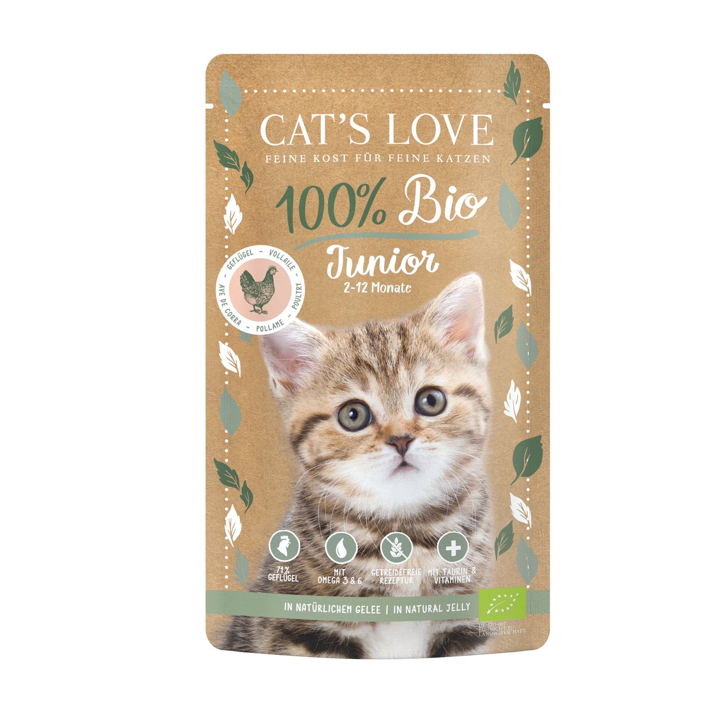 CAT'S LOVE Junior Bio 6x100g