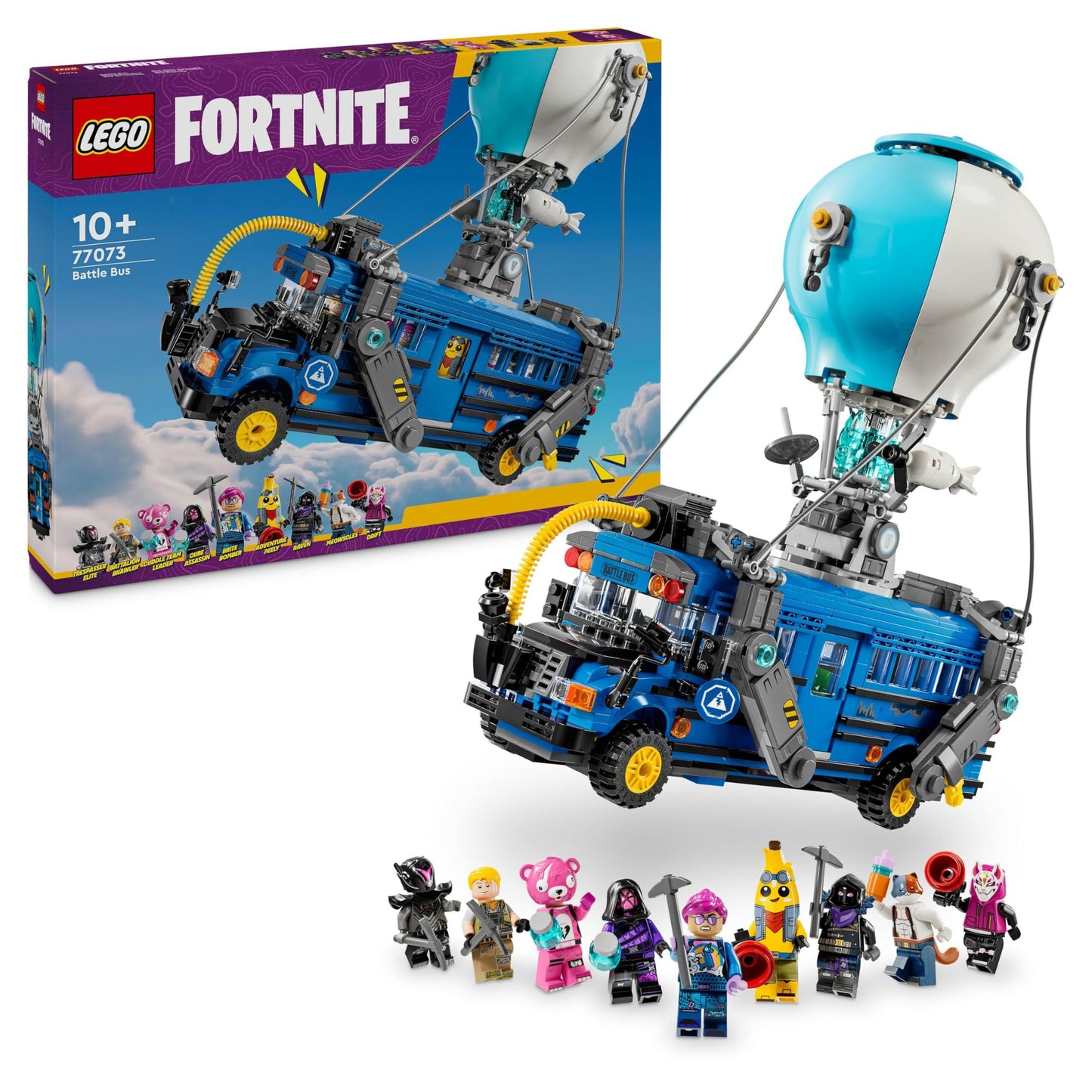 LEGO Fortnite Schlachtenbus, Spielzeug zum Videospiel mit Minifiguren