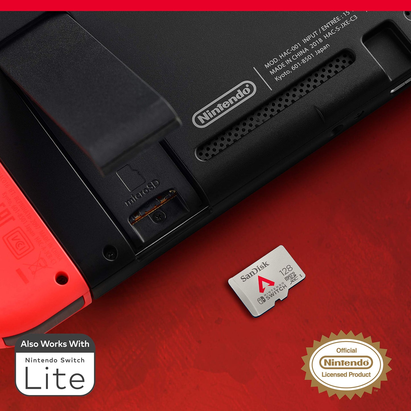 SanDisk microSDXC UHS-I Speicherkarte für Nintendo Switch - (U3, Class 10, 100 MB/s Übertragung, mehr Platz für Spiele)