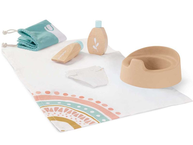 miniland dolls Pflege-Set für Puppen, aus Holz