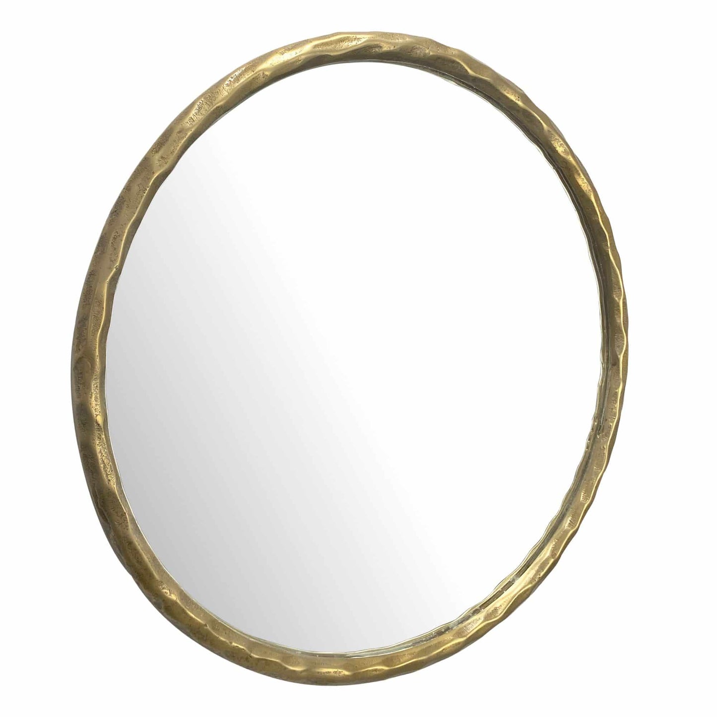 Wandspiegel 60 cm Metall Design Hängespiegel Gold