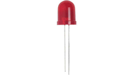 10x Superhelle LED 10 mm Rot