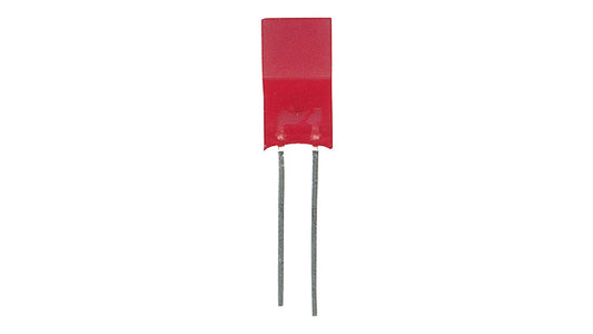 10x LED Quadratisch 5 x 5 mm Rot