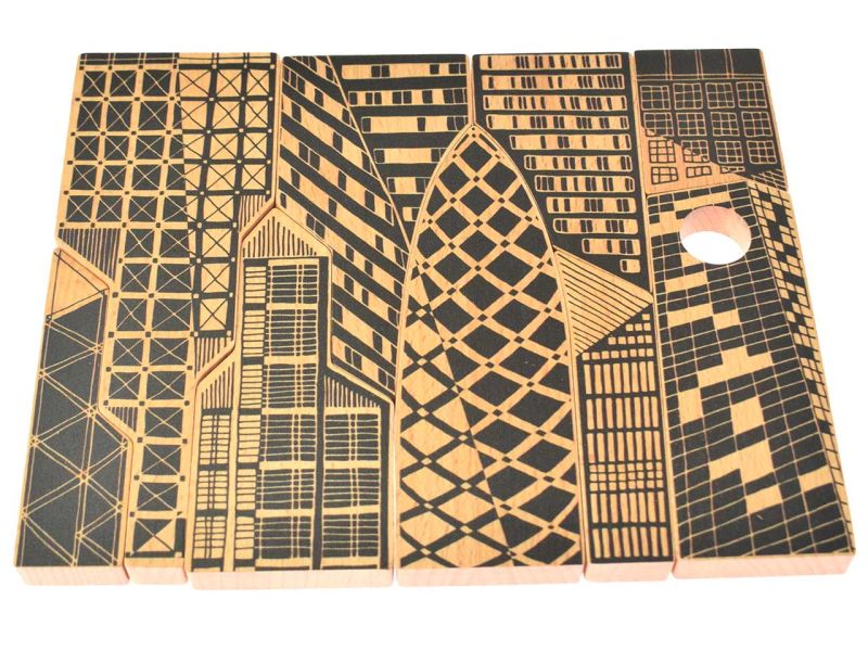 BAJO Stadtpuzzle »City«, 9-tlg.