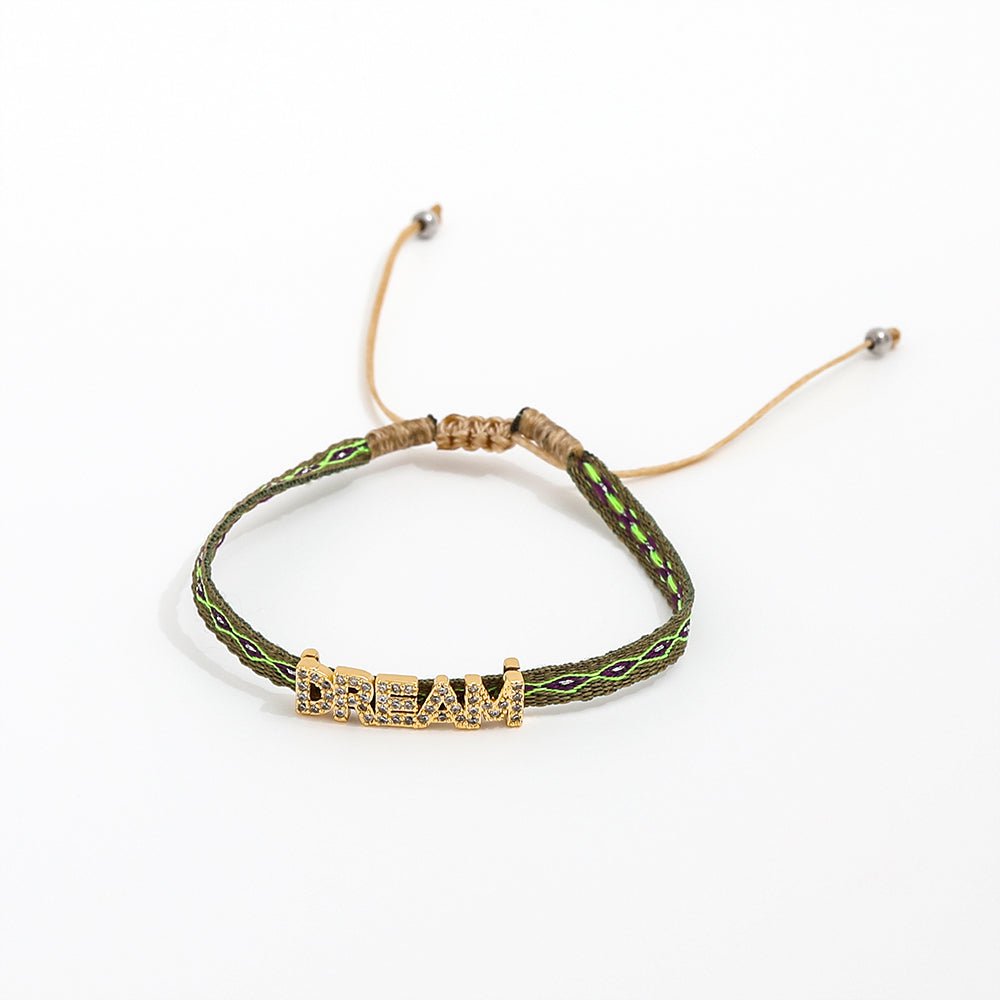 Woven Charm Bracelet