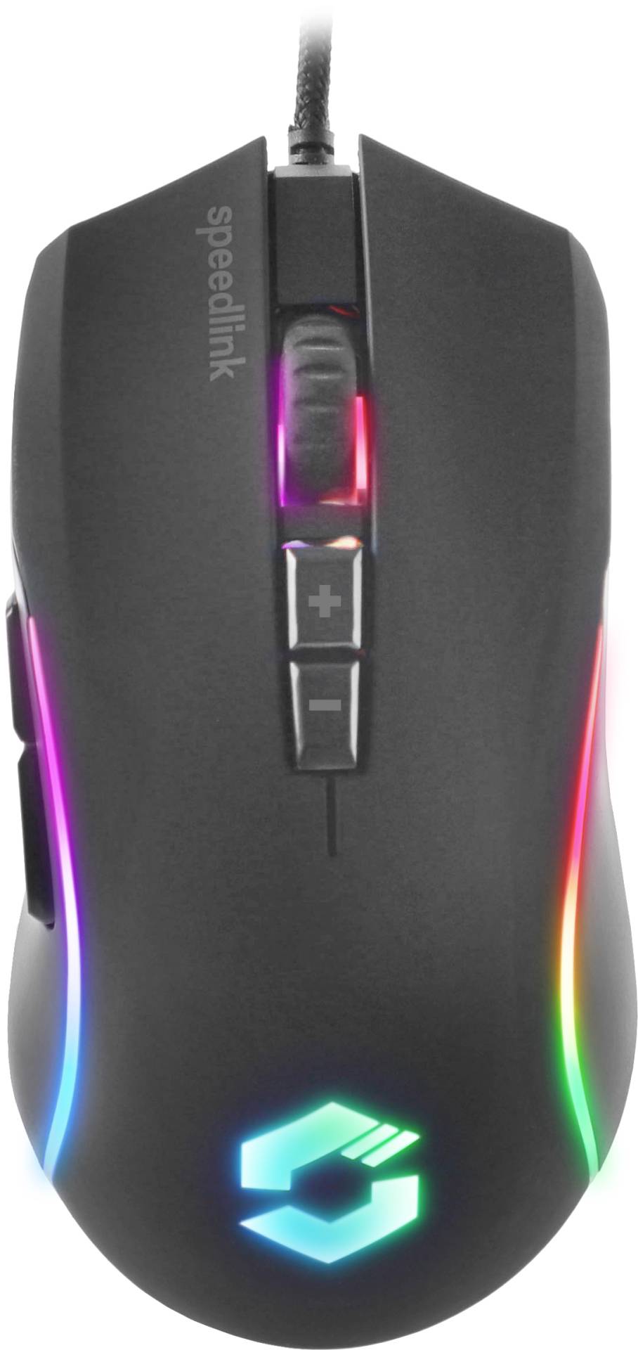 Speedlink Gaming Maus ZAVOS, 3200 DPI, USB, rubber-schwarz retail
