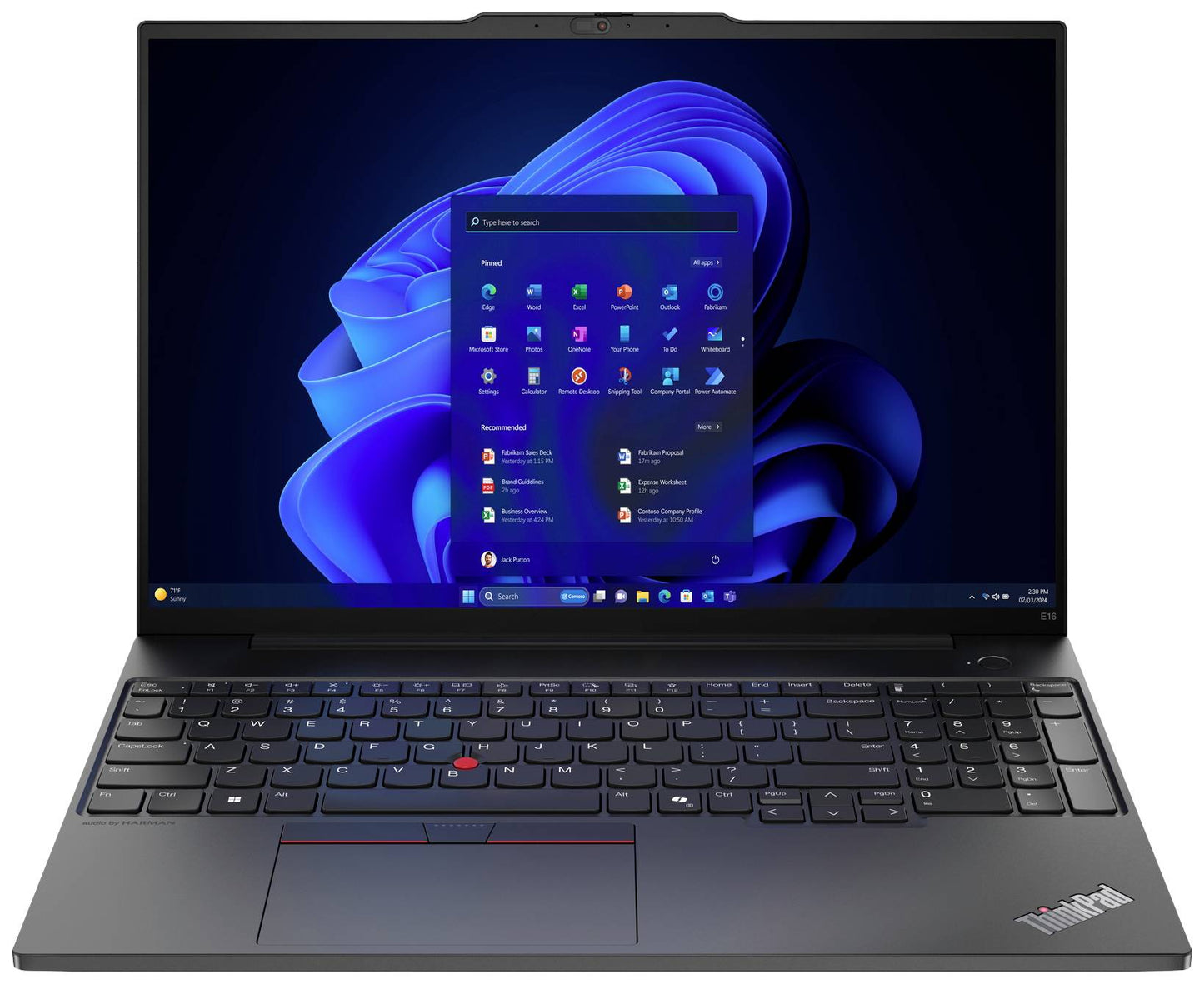 Lenovo ThinkPad E16 AMD G2 16 R7-7735HS 32/1TB WUXGA W11P