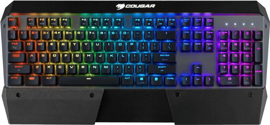 COUGAR Gaming Tastatur Attack X3 RGB Mech. Cherry MX silber