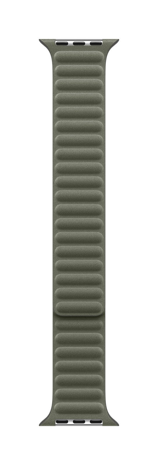 Apple Watch Armband mit Magnetverschluss silbergrau M/L