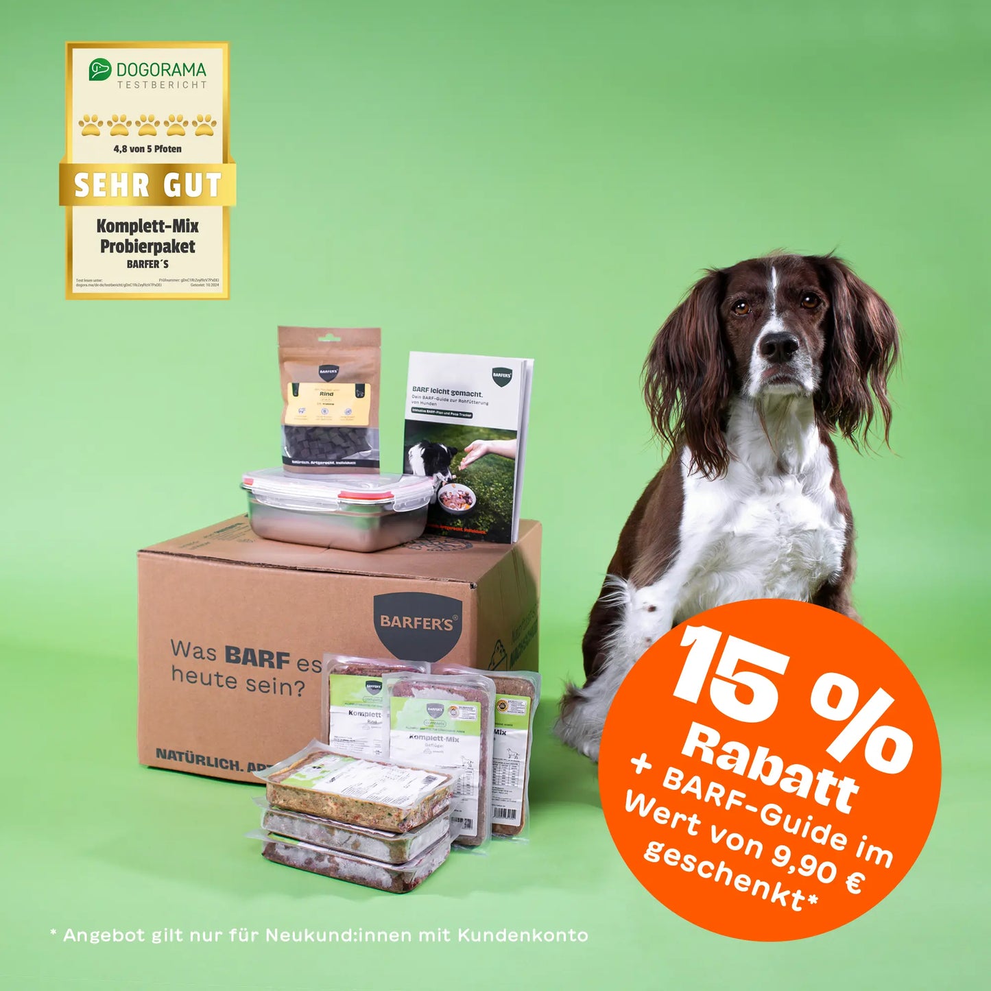 BARFER'S - Kleines BARF-Probierpaket Adult für Hunde
