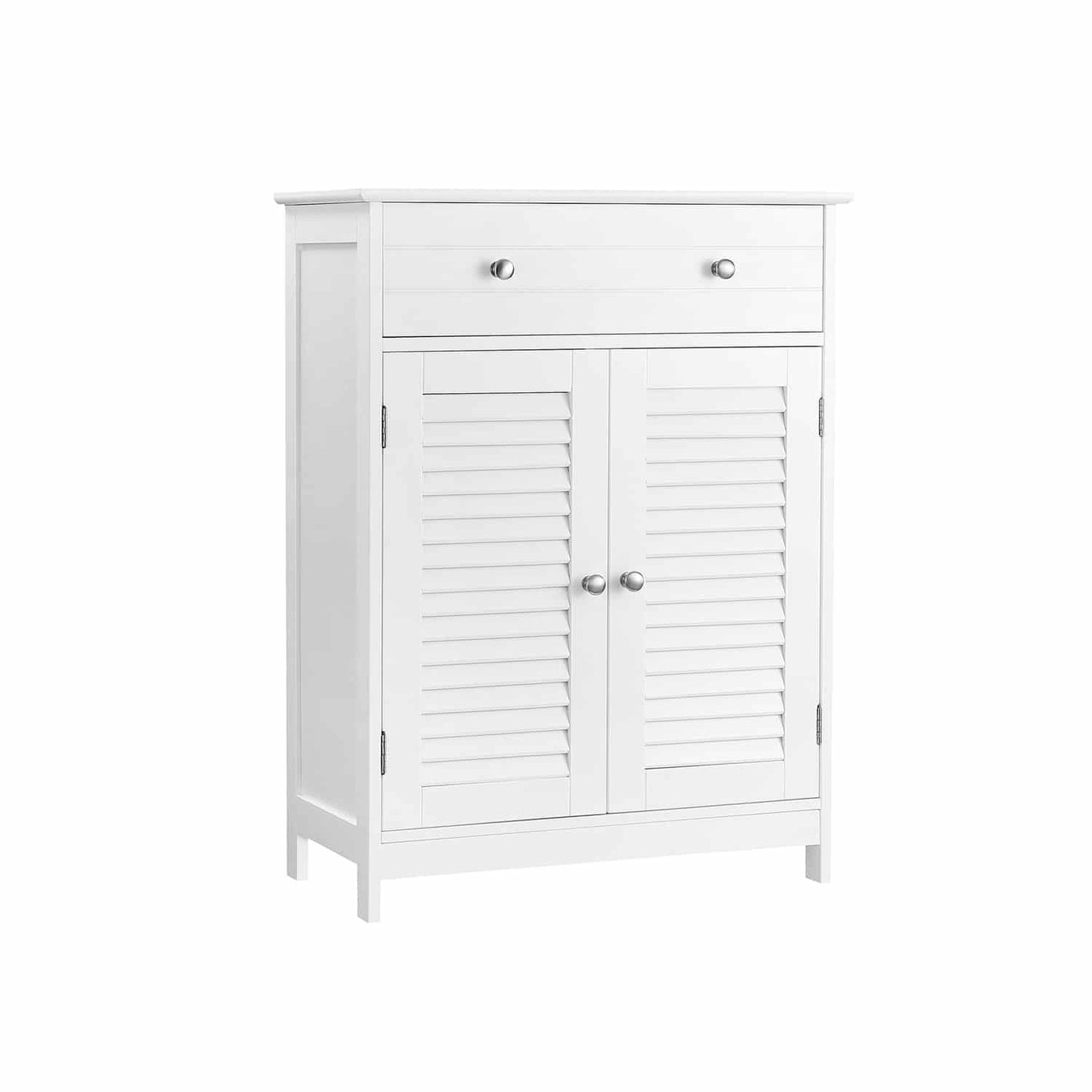 Badezimmerschrank mit Lamellentüren