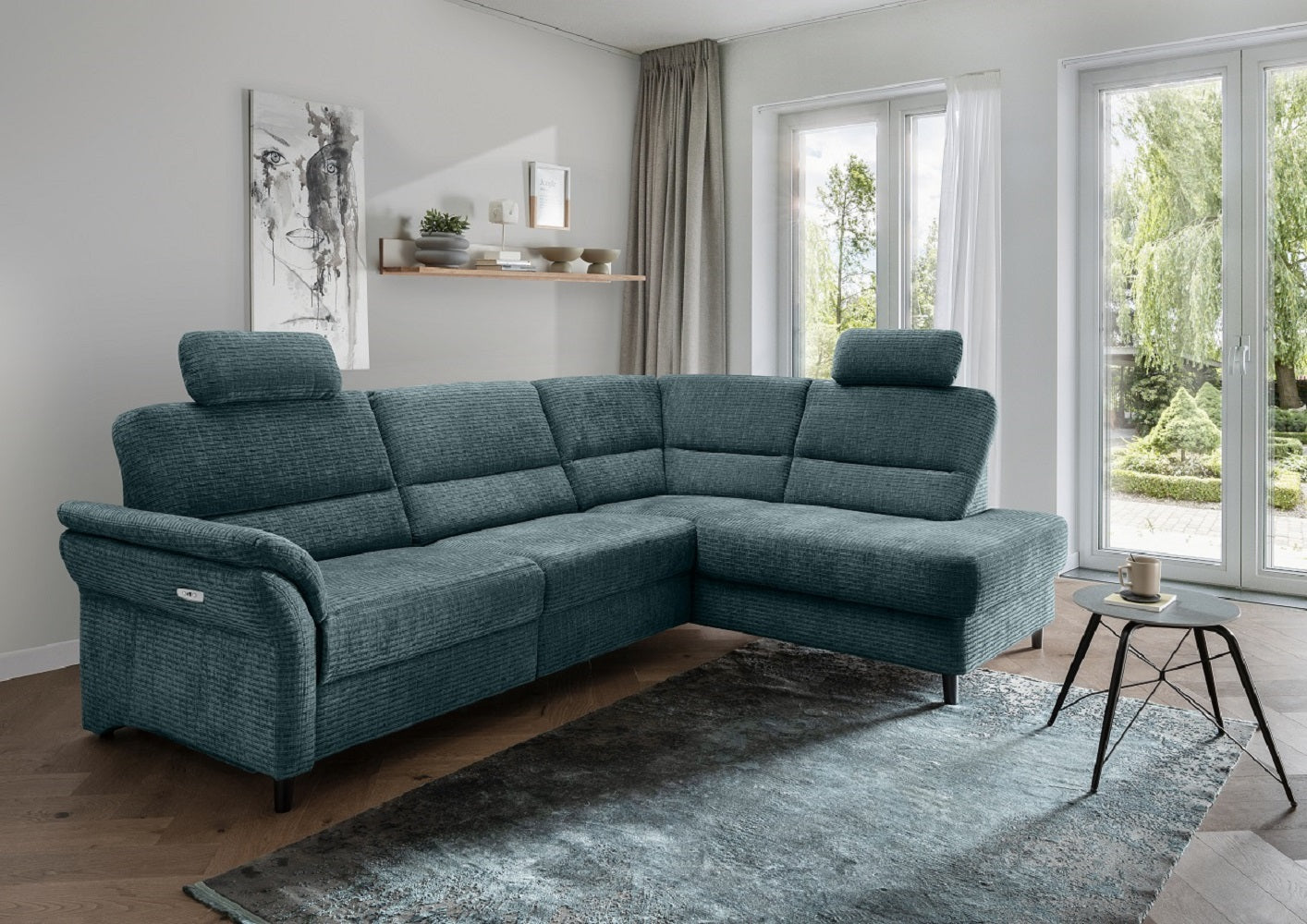 Das Ecksofa Cavoli mit elektronischer Relaxfunktion - Benformato