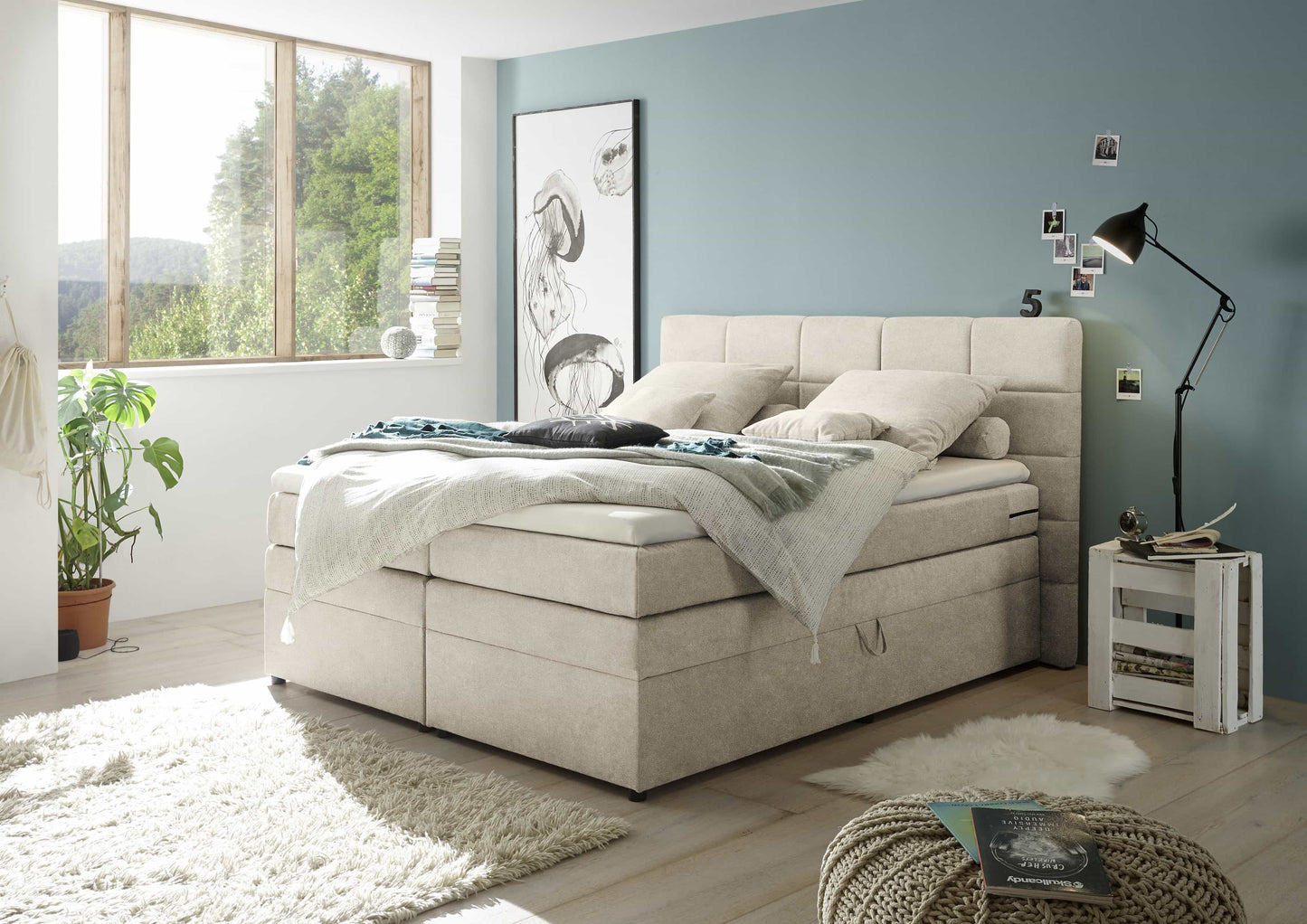 ED Exciting Design Boxspringbett Tacoma 180 x 200 mit Bettkästen