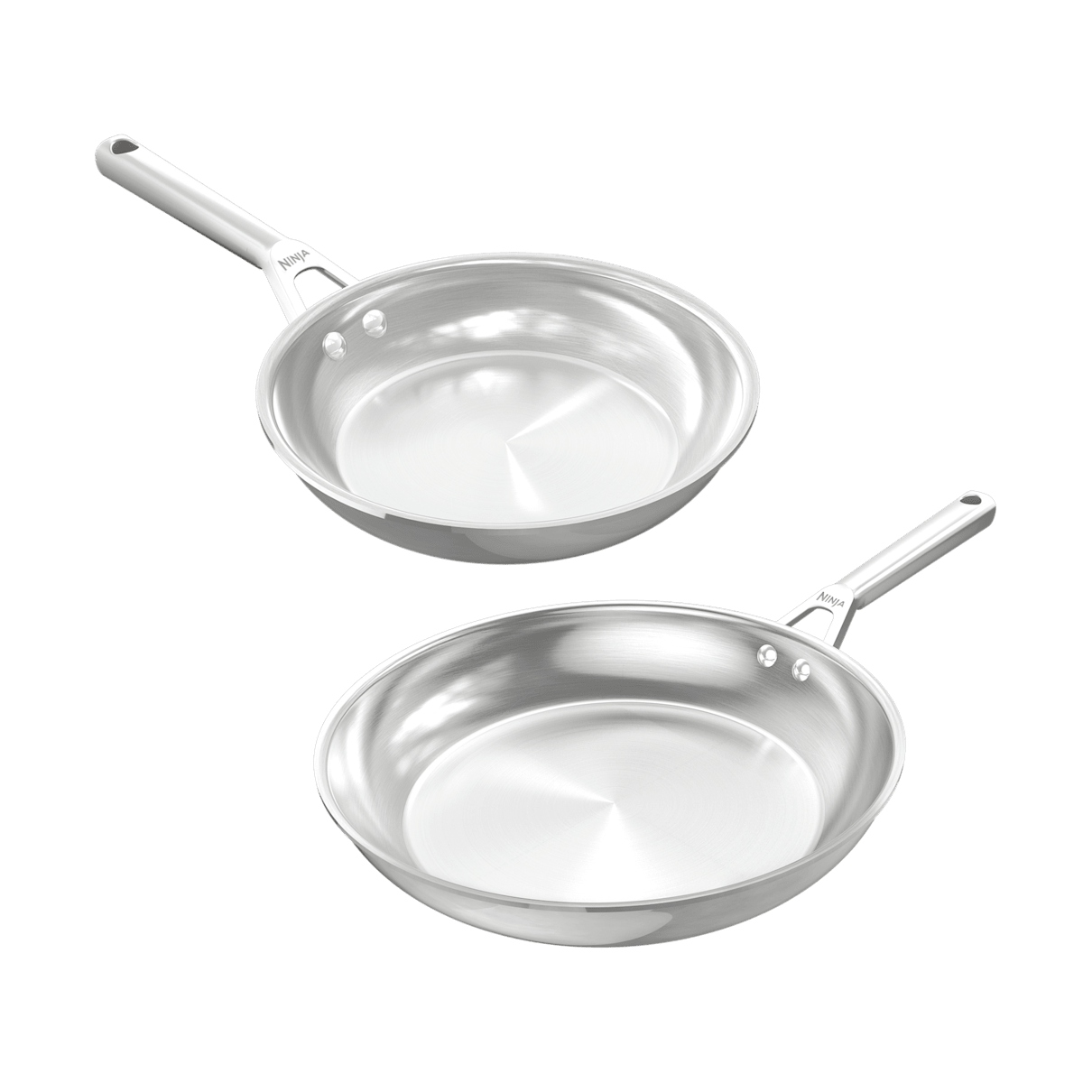 Ninja EverClad 2-teiliges Pfannen-Set aus Edelstahl | C92000EUI | von SharkNinja