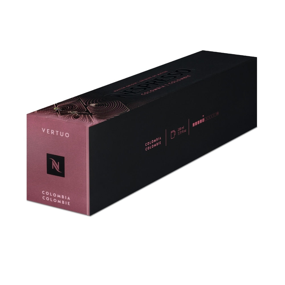 Nespresso Colombia Vertuo Line 10 Signature Kaffeekapseln 230ml Noten roter Beeren