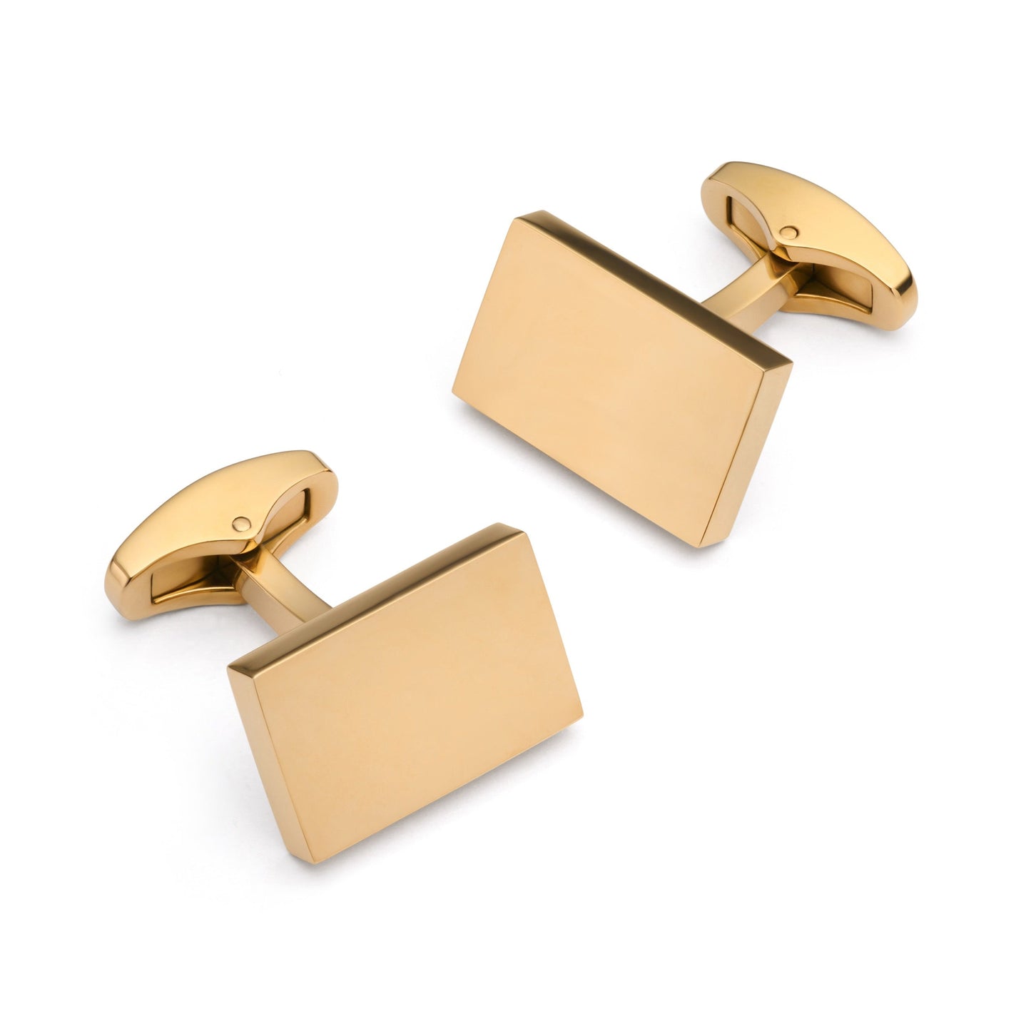 Rectangular Cufflinks In Gold