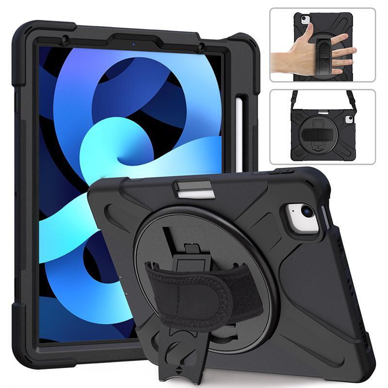 eSTUFF CHICAGO Full Body Defender Case für das iPad Air 11" (2024 & 2025) - Black