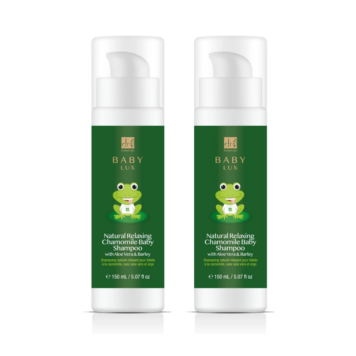 Dr Botanicals Baby Lux Natural Relaxing Chamomile Baby Shampoo 150ml Twin Value Savings Pack