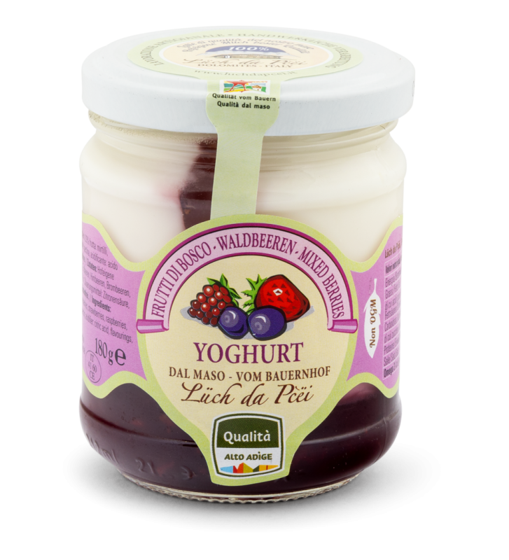 Joghurt mit WaldbeerenAlta Badia