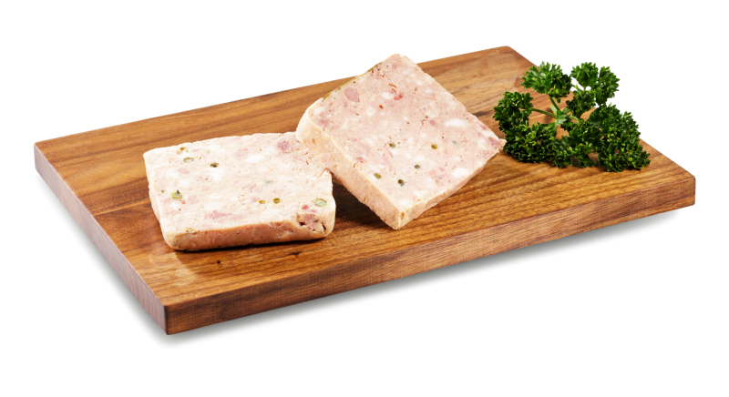 Ententerrine mit grünem Pfeffer