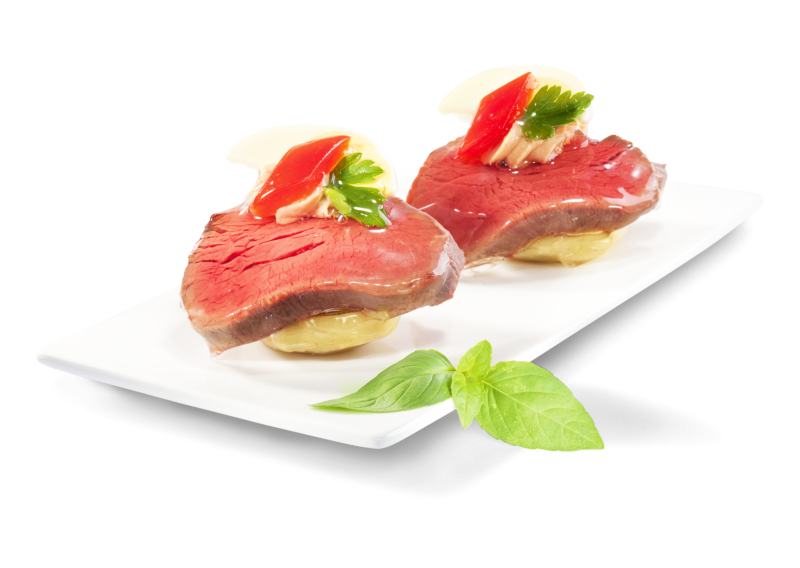 Rinderfilet, Artischocke, Entenlebermousse