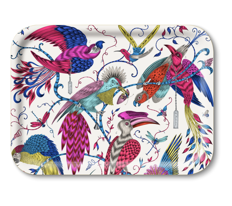 Tablett Audubon Vögel bunt Jamida of Sweden