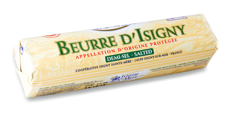 Sauerrahmbutter gesalzen Isigny AOP, past. 80%