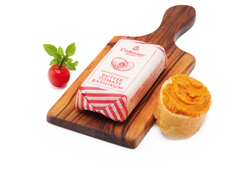 Französische Butter Tomate Basilikum