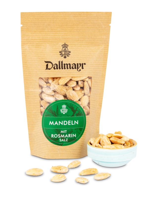 Mandeln mit Salz und Rosmarin Dallmayr