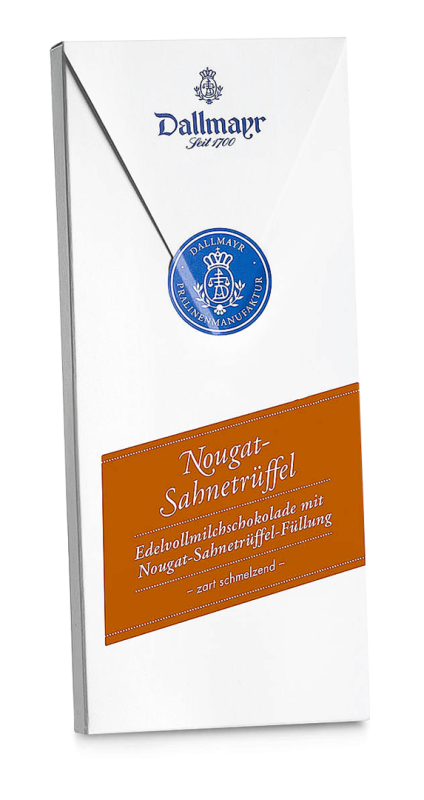 Nougat-Sahnetrüffel Schokolade Dallmayr