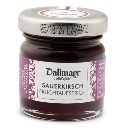 Sauerkirsch Fruchtaufstrich 40g Dallmayr