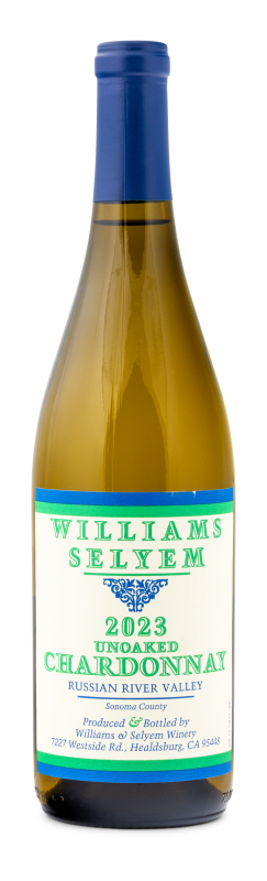 2023 Williams Selyem unoaked Chardonnay