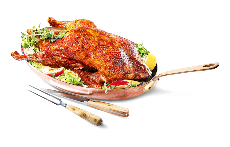 Rottaler Bauernente gebraten