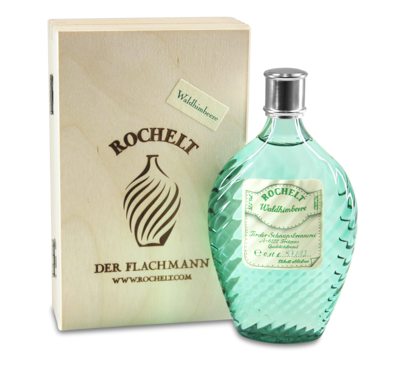 Rochelt Waldhimbeere Glasflachmann
