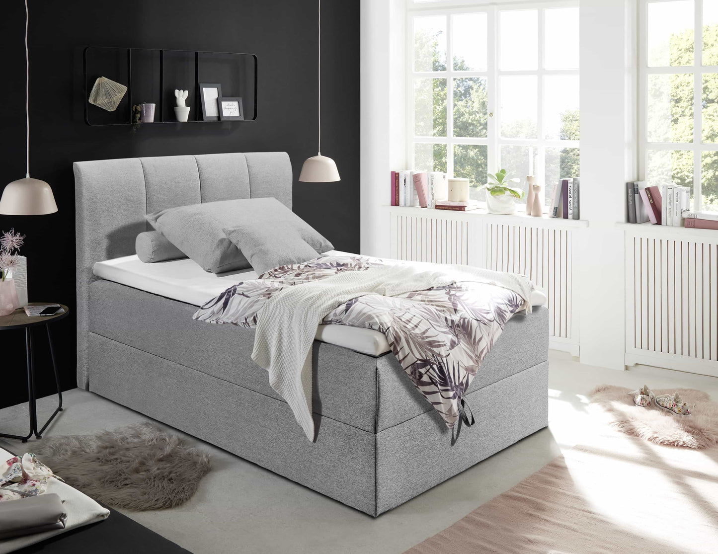 Verzaubernde Nächte mit dem ED Exciting Design Single Boxbett "Granada" – Ihr magischer Schlafplatz