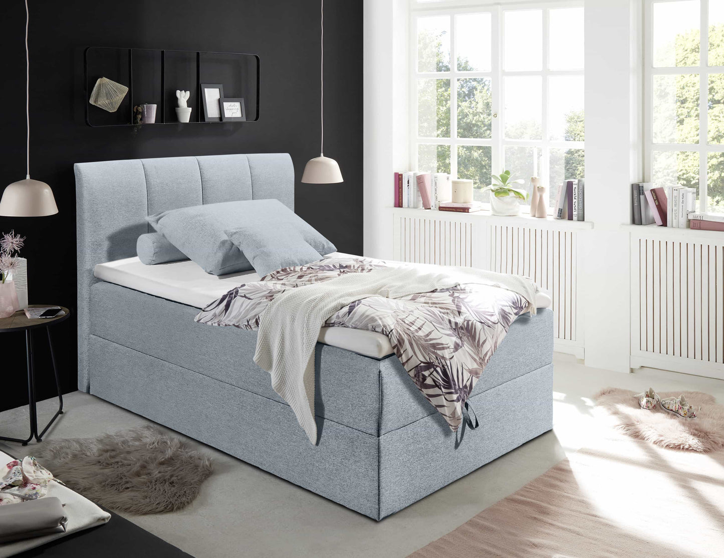 Verzaubernde Nächte mit dem ED Exciting Design Single Boxbett "Granada" – Ihr magischer Schlafplatz