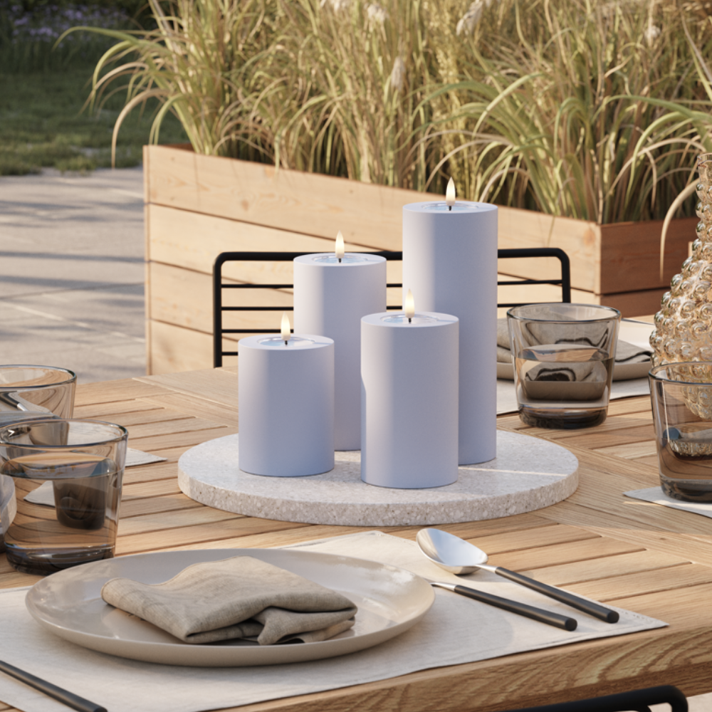 Mist Blue Außenlicht-Paket 7,5 x 10, 12,5, 15, 20