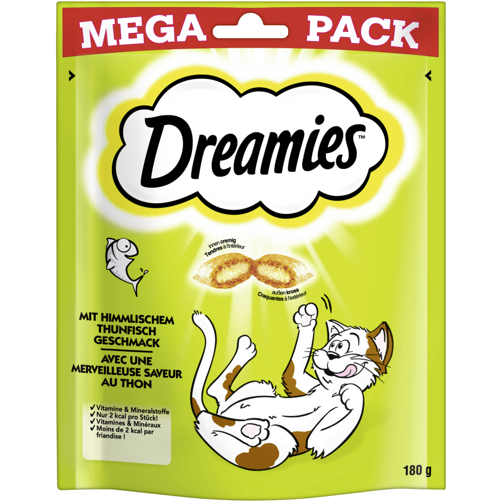 Dreamies Cat mit Thunfisch 4 x 180g Mega Pack