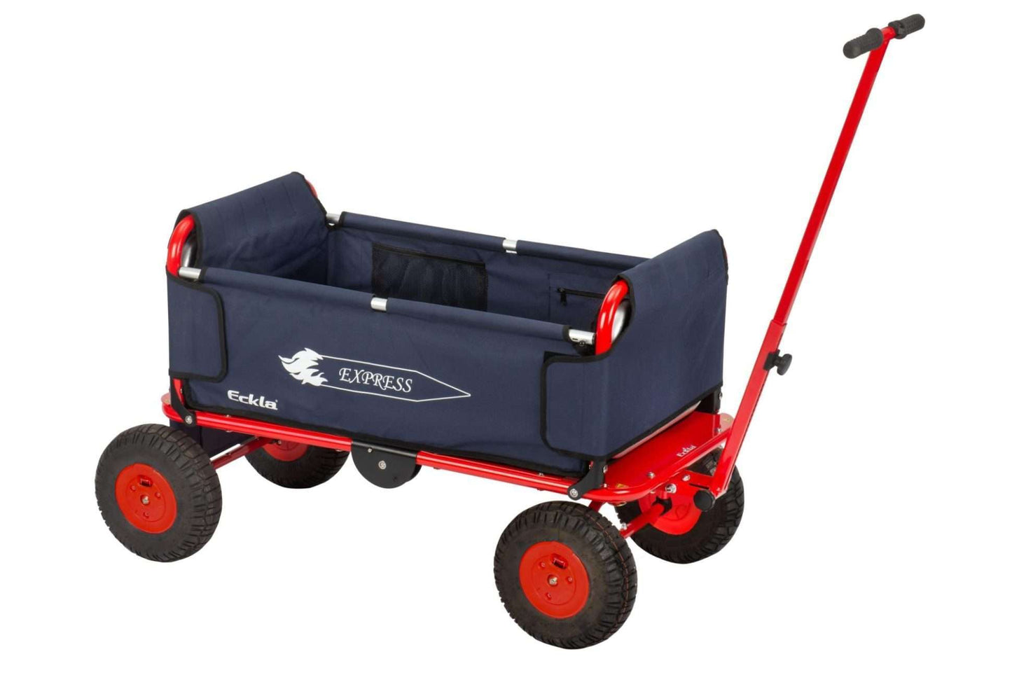 ECKLA-Express Faltbollerwagen - Pannensicher, Rot/Blau