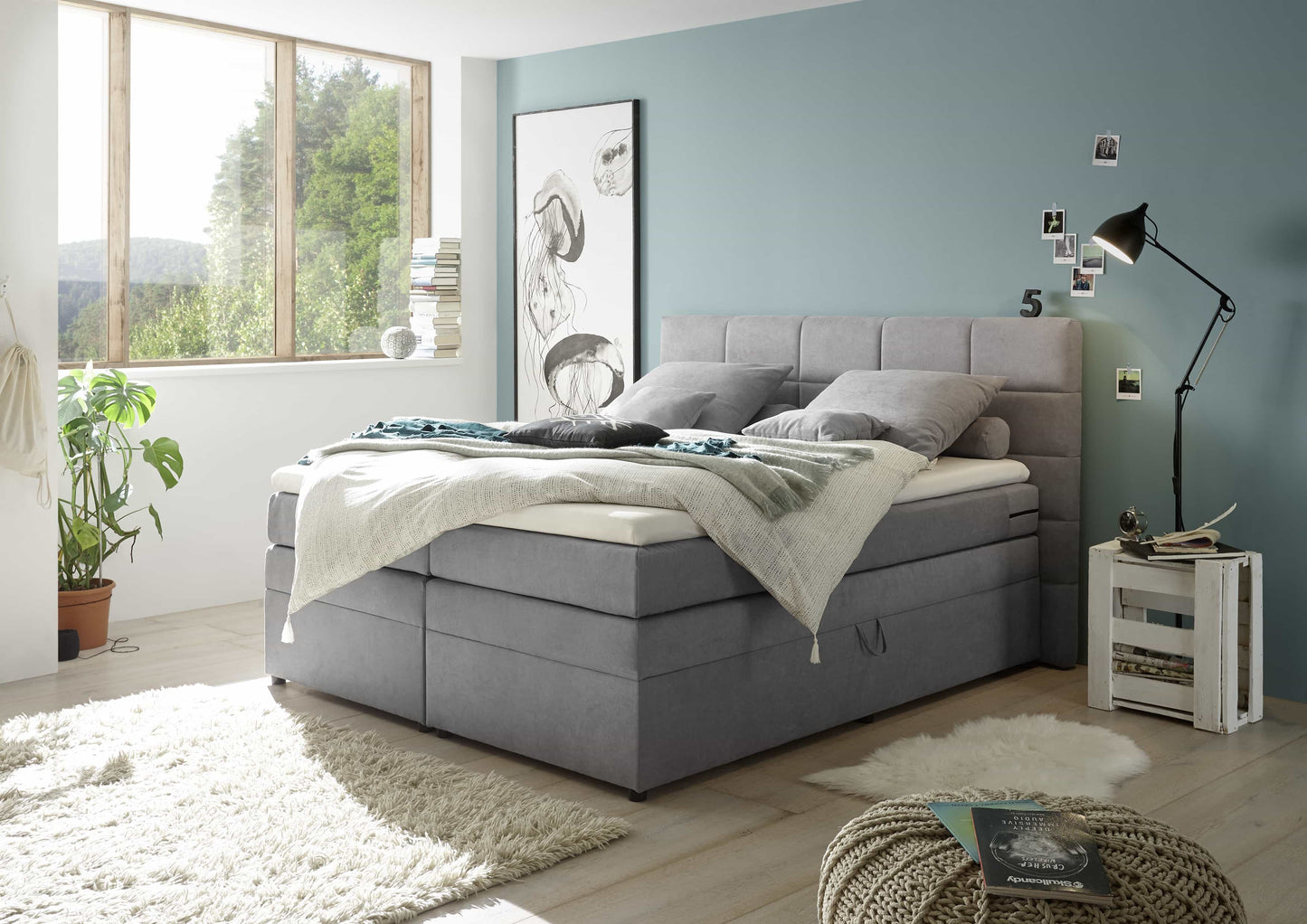 ED Exciting Design Boxspringbett Tacoma 180 x 200 mit Bettkästen