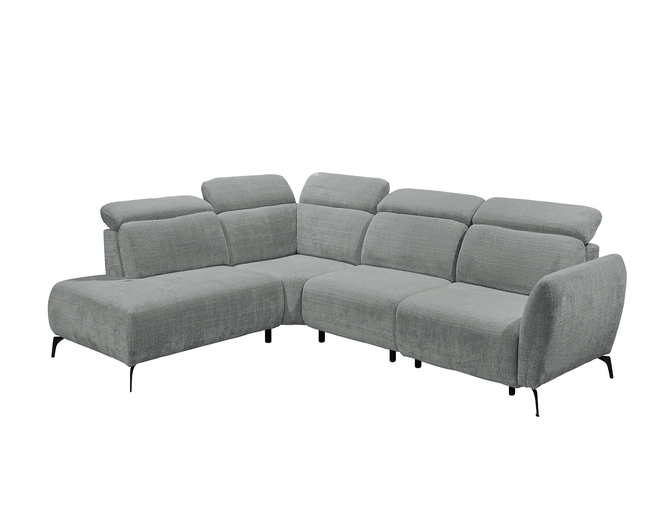 Luxus Relaxsofa Kiel von ED Exciting Design – Elektronische Relaxfunktion & Mikrofaser Chenille Bezug