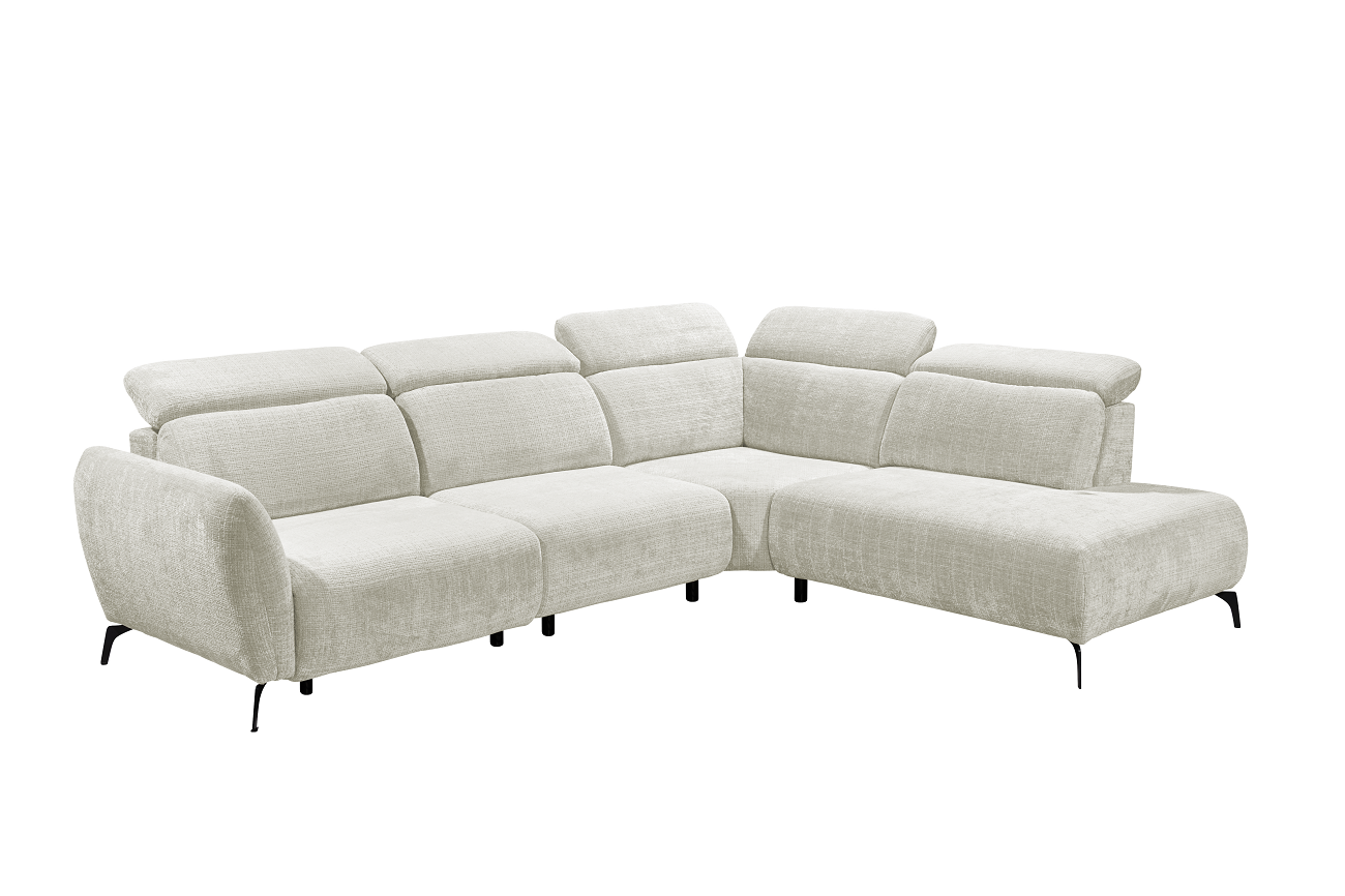 Luxus Relaxsofa Kiel von ED Exciting Design – Elektronische Relaxfunktion & Mikrofaser Chenille Bezug