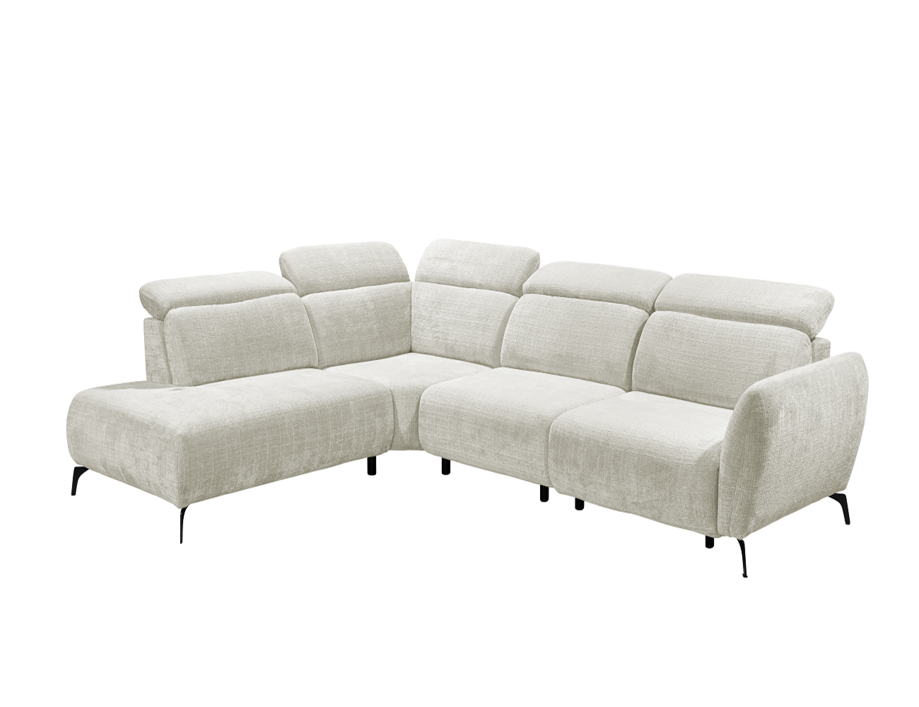 Luxus Relaxsofa Kiel von ED Exciting Design – Elektronische Relaxfunktion & Mikrofaser Chenille Bezug