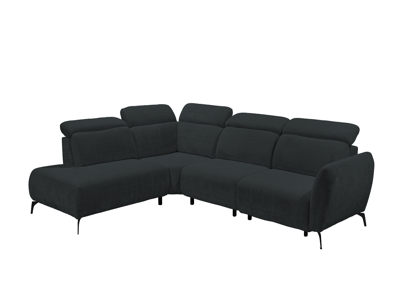 Luxus Relaxsofa Kiel von ED Exciting Design – Elektronische Relaxfunktion & Mikrofaser Chenille Bezug