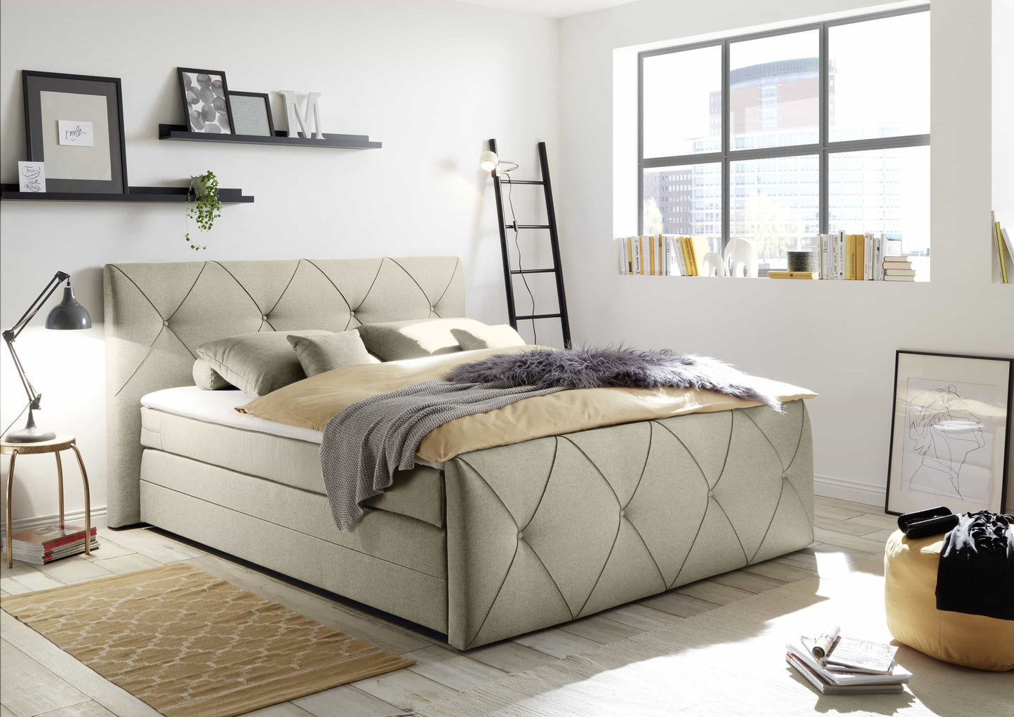 Boxspringbett Calgary von ED Exciting Design – Luxus und Design für Ihr Schlafzimmer