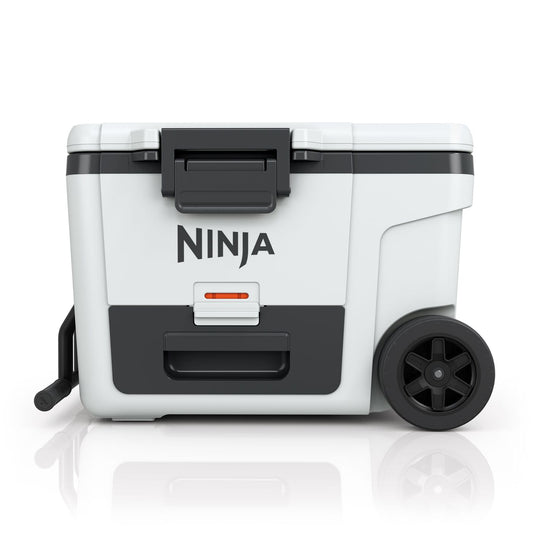Ninja FrostVault 42L Kühlbox mit Rädern und Trockenzone wolkenweiß FB245EUWH