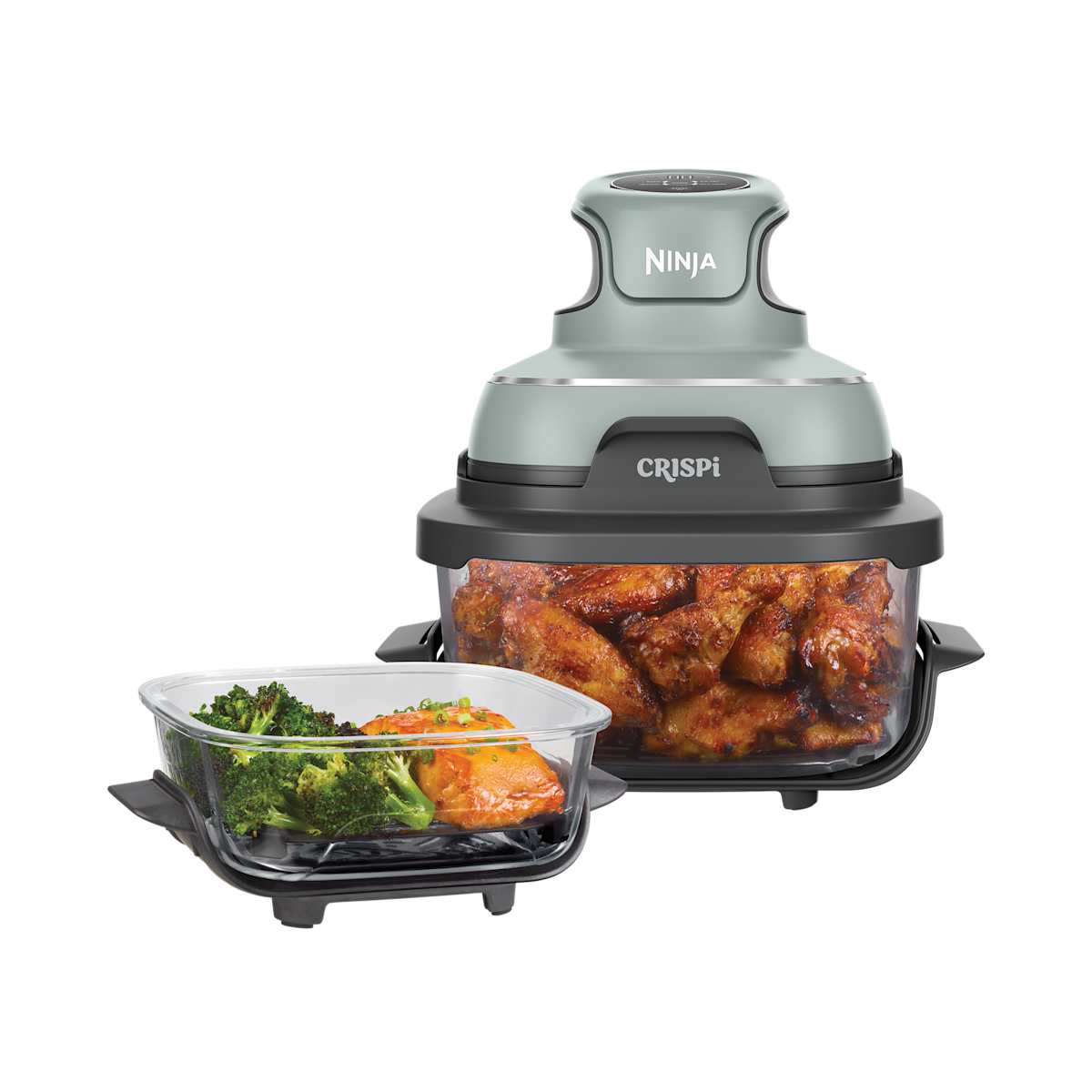 Ninja CRISPi 4-in-1 Tragbare Glas-Heißluftfritteuse Sage - FN101EUSG