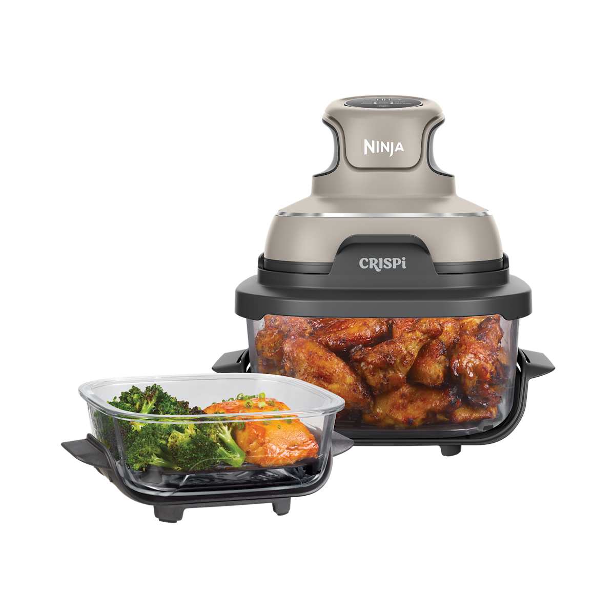 Ninja CRISPi 4-in-1 Tragbare Glas-Heißluftfritteuse Stone - FN101EUST