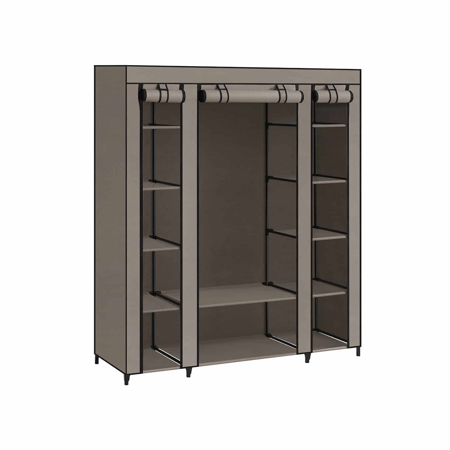 Faltschrank mit Kleiderstange