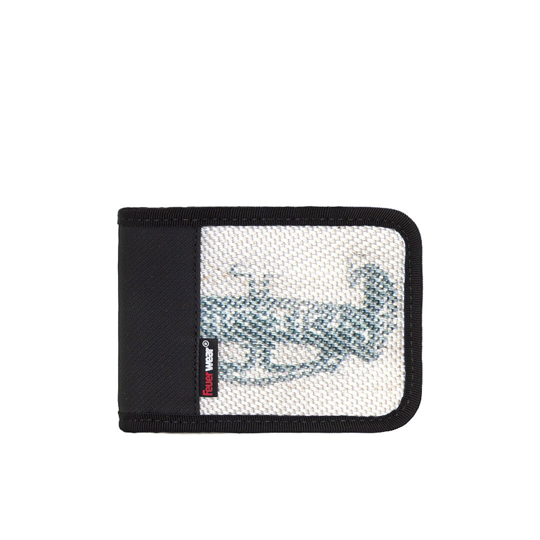 Feuerwear Portemonnaie Frank, weiß, aus recyceltem Feuerwehrschlauch